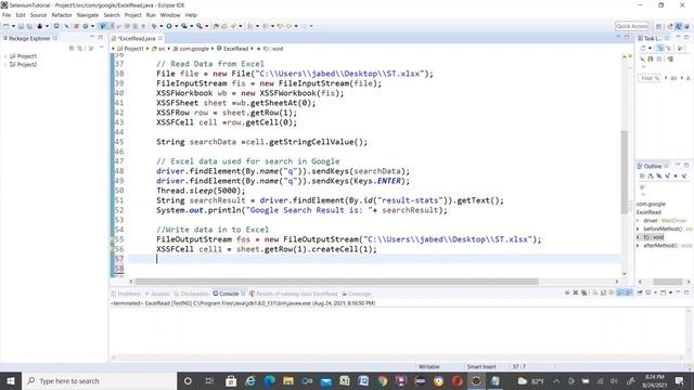 How to write data into Excel using Selenium WebDriver смотреть онлайн