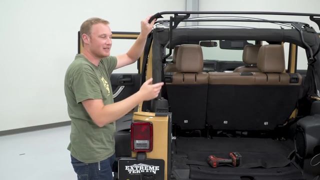 Jeep Wrangler JK Bestop Supertop NX Beige Twill Soft Top (2007-2018 4 Door) Review & Install смотреть онлайн