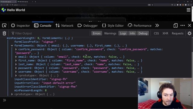 Hello World Ep.12: Sign Up Form JavaScript Validation Frontend | Web Development смотреть онлайн