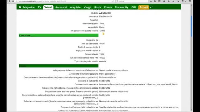 VitaInCamper - CAM - Dati camper in Camper Online смотреть онлайн