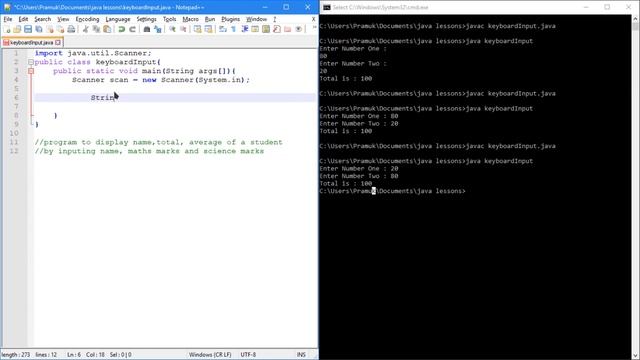 Java Sinhala | Tutorial 7 - Keyboard Inputs (Scanner Input) | TechStreet смотреть онлайн