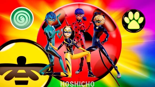 [Miraculous Ladybug]???Marinette's Harem??? (group transformation) смотреть онлайн