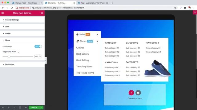 How To Make A Vertical Mega Menu with Elementor смотреть онлайн