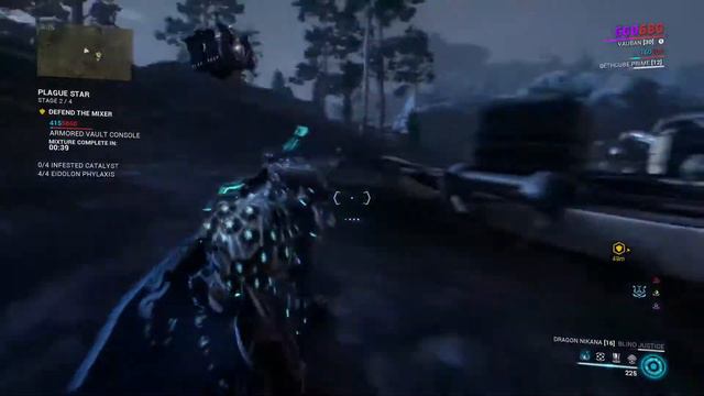 Warframe Cetus Infestation event with Eidolon Phylaxis смотреть онлайн