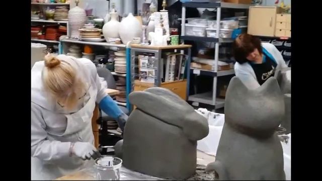 Passiflora Mosaics March 2017 Styrofoam/Concrete Sculpture Workshop смотреть онлайн