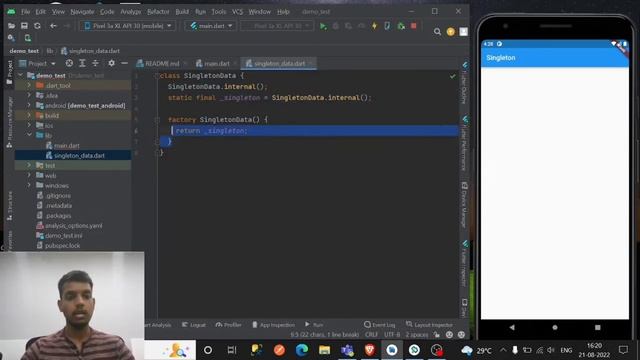 Singleton in flutter смотреть онлайн