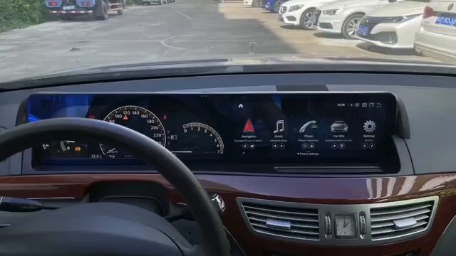 Dashboard Android Multimedia Mercedes-Benz W221 @topmanshopworld смотреть онлайн