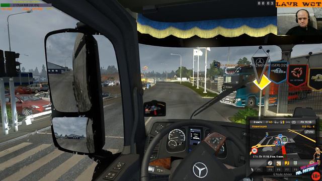 Стрим игры "Euro Truck Simulator 2" (больной кашляю чихаю но стрим - святое) смотреть онлайн