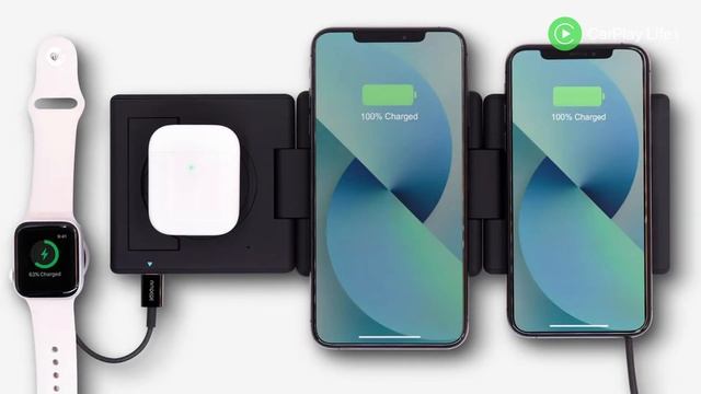 Ampere Jetpack MagSafe Power Bank & Ampere Unravel 3-in-1 Folding Travel Wireless Charger Review смотреть онлайн