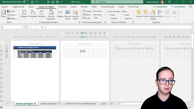 Aprenda Como Fazer QUEBRA de PÁGINA no EXCEL | Dicas para Impressão смотреть онлайн