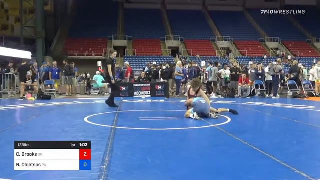 138 Lbs Consi Of 16 #2 - Cole Brooks, Oklahoma Vs Brandan Chletsos, Pennsylvania 80e0 смотреть онлайн