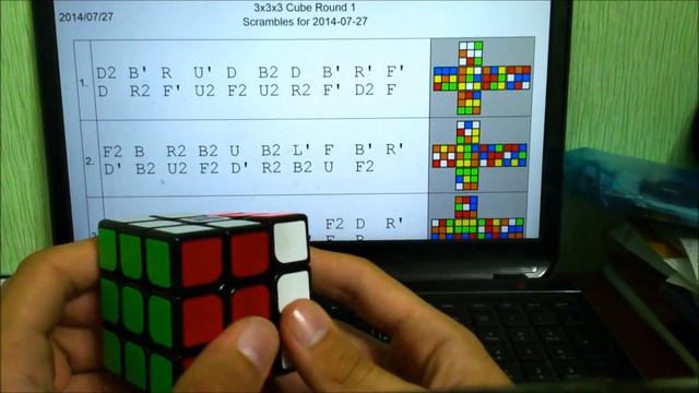 How to scramble Rubik's Cube/Как скрамблить(перемешивать) кубик Рубика смотреть онлайн