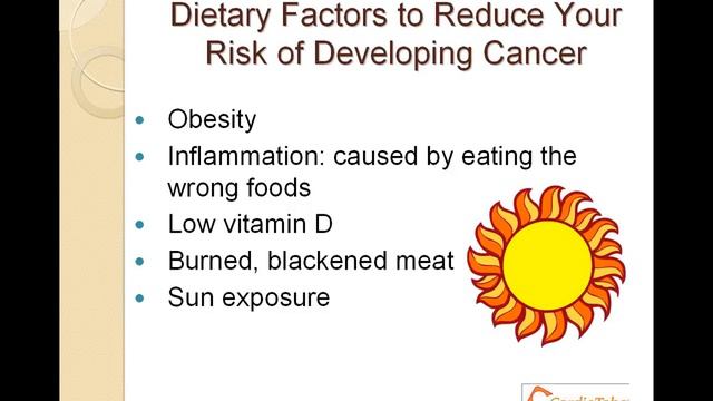 Dietary Tips to Reduce the Risk of Developing Cancer смотреть онлайн