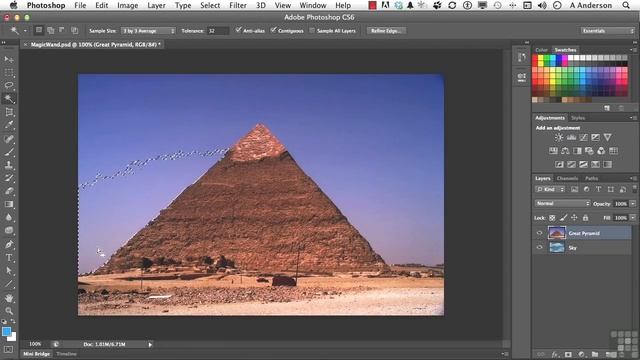 Adobe Photoshop CS6 Tutorial | Magic Wand and Quick Selection | InfiniteSkills смотреть онлайн