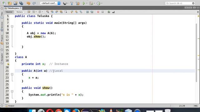 8.14 This Keyword in Java смотреть онлайн