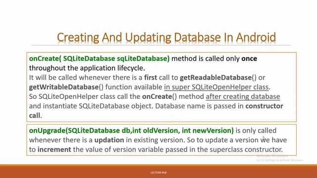 Lecture #18 SQLite database | Introduction смотреть онлайн