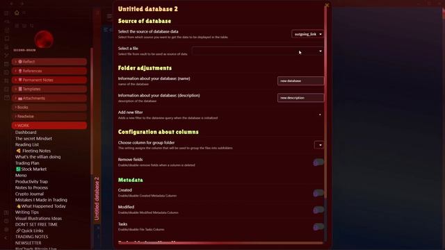 How to Create Notion like Database in Obsidian: Database Folder Plugin смотреть онлайн
