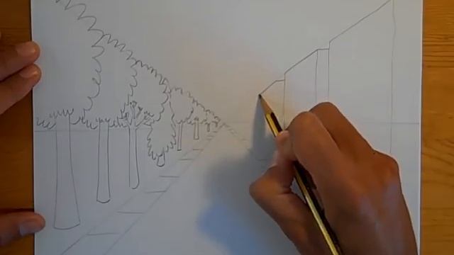 How to Draw a One-Point Perspective Cityscape смотреть онлайн