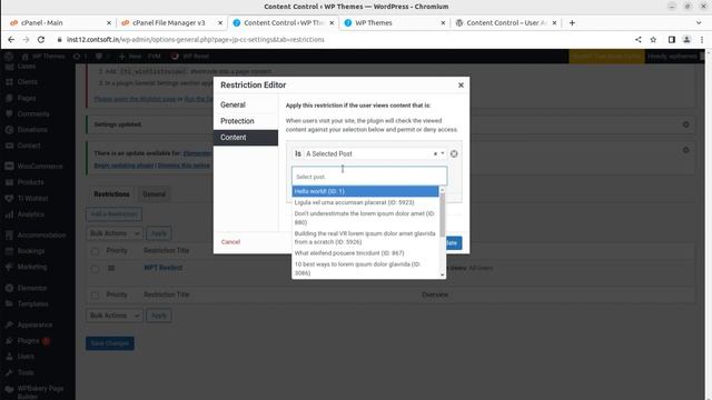 How to Restrict Access to Pages/Posts to Logged-in Users or User Role | Content Control WordPress смотреть онлайн