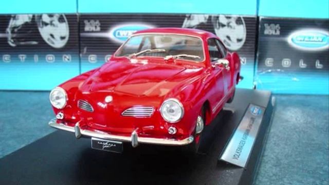 Welly 1/18 VW Volkswagen Karmann Ghia Coupe.wmv