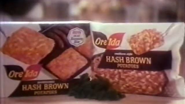 Ore Ida Hash Browns 1981 TV commercial смотреть онлайн