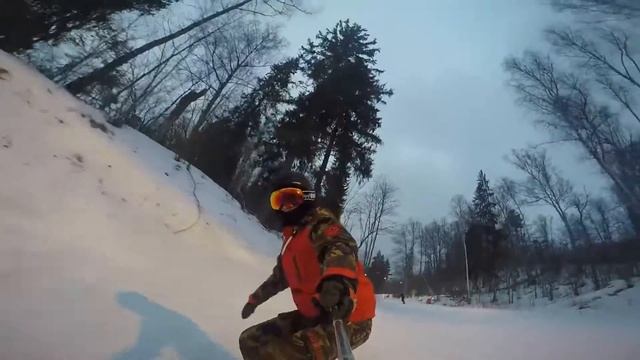Степаново, сноуборд 12.02.2016 GoPro Hero4 Black смотреть онлайн
