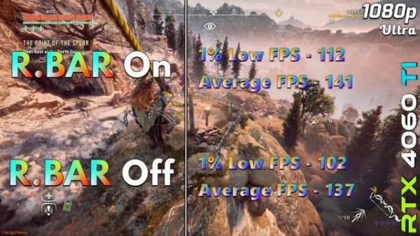 Resizable Bar On vs Off | RTX 4060 Ti 8GB | PC Gameplay Benchmark Tested in 1080p 1440p and 4K