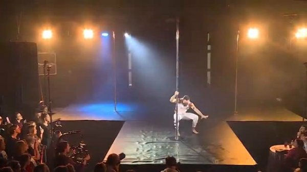 Dima Art - Insane psycho ! Pole Art ! Pole Dance! Paranoia show 2017