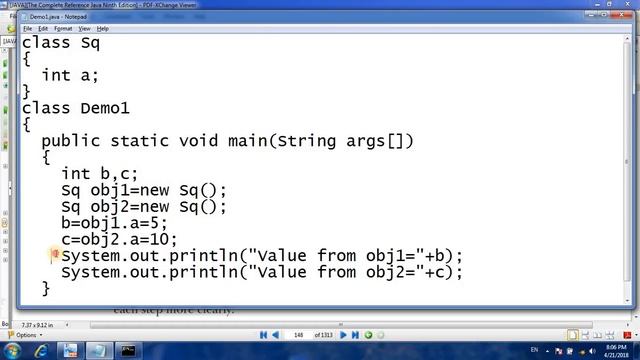 14 / create object, adding methods in java class смотреть онлайн