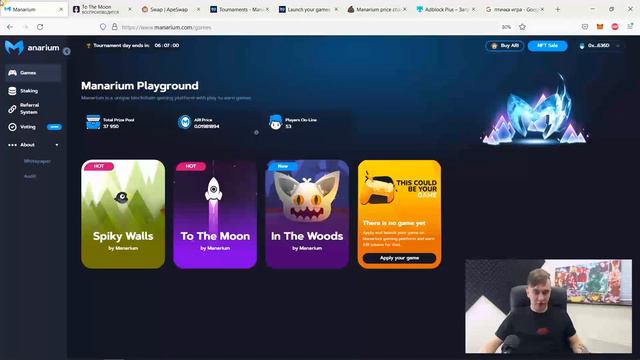 Обзор P2E платформы Manarium | NFT Sale, BSC, для геймеров, инвесторов и разработчиков мини-игр смотреть онлайн