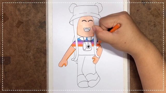 How to Draw Roblox Girl Avatar สอนวาดรูปผู้หญิงน่ารักๆจากเกม ROBLOX EP.355@little_school смотреть онлайн