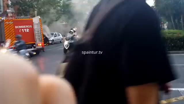Noticias Alicante, Fuego Accidente Coche, сгорела машина в Аликанте