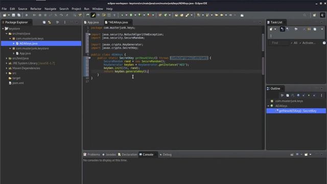 Securing Java Applications Part 1: Generating AES Keys смотреть онлайн
