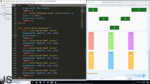 Learn CSS Grid Column and Row Lines in 6 Minutes | jsuniv смотреть онлайн