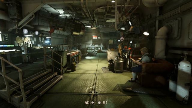 WOLFENSTEIN II TNC - Часть 2: Отсек F, Тир Сета.