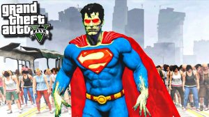 СУПЕРМЕН ПРЕВРАТИЛСЯ В ЗОМБИ И УНИЧТОЖИЛ ГОРОД В ГТА 5 МОДЫ! SUPERMAN ОБЗОР МОДА GTA 5! ГТА МОД ИГРЫ