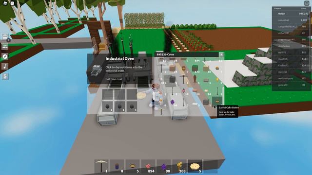 ПРИГОТОВИЛ ВСЮ ЕДУ В СКАЙБЛОК ӏ Roblox смотреть онлайн