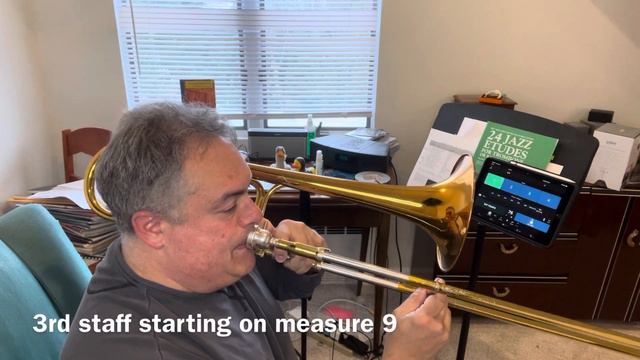 Etude in F MINOR (by Jack Gale) from “24 Jazz Etudes for trombone and baritone horn”- for trombone смотреть онлайн