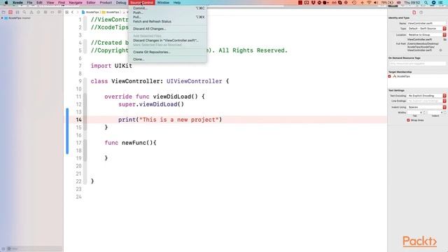 Xcode 10: Tips, Tricks, and Techniques: Integration with Bitbucket| packtpub.com смотреть онлайн