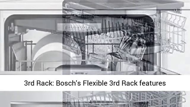 Bosch SHP878ZD5N 24" 800 Series Fully Integrated Pocket Handle Dishwasher with 16 Place Settings смотреть онлайн