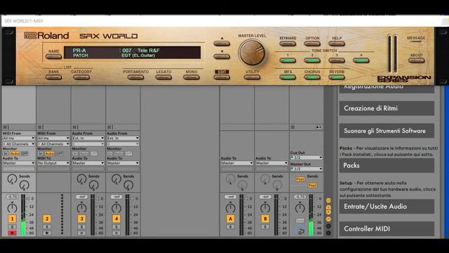 VST PLUGIN TEST TELECASTER CLEAN EMULATION (ALESIS V49 KEYBOARD)