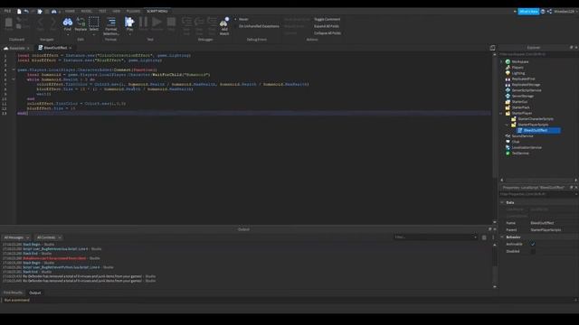 "Bleed Out" Effect In Roblox Studio смотреть онлайн