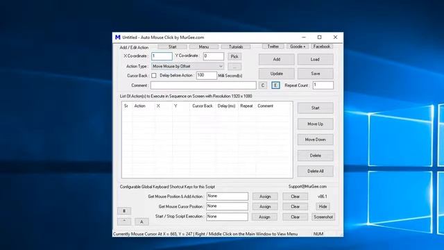 Move Mouse Cursor by Offset from Current Cursor Position смотреть онлайн