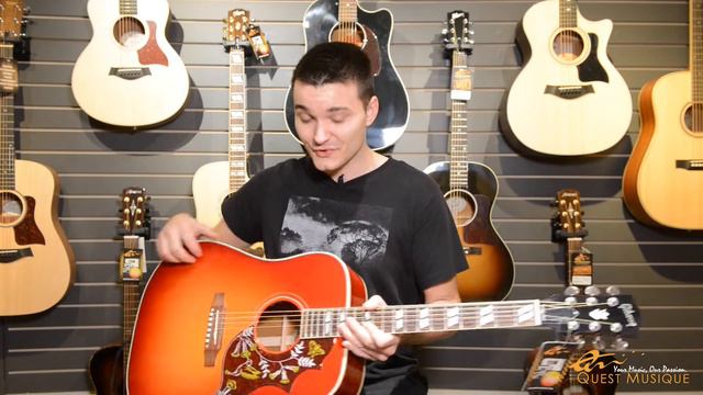 Gibson HummingBird Acoustic Guitar | Review & Demo смотреть онлайн