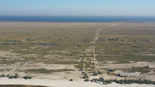Остров Джарылгач, коса Глубокая видео с дрона смотреть онлайн