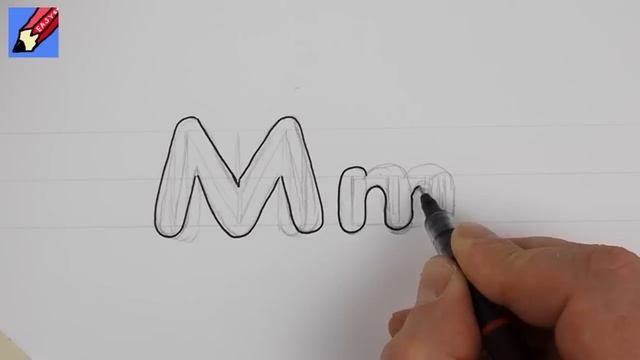 How to Draw Bubble Writing Real Easy смотреть онлайн