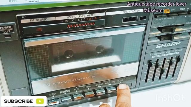 SHARP GF-7600 FM radio cassette recorder stereo boombox смотреть онлайн