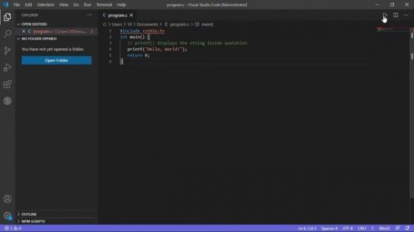 Visual Studio Code Setup for C, C++ and Python || Windows 10