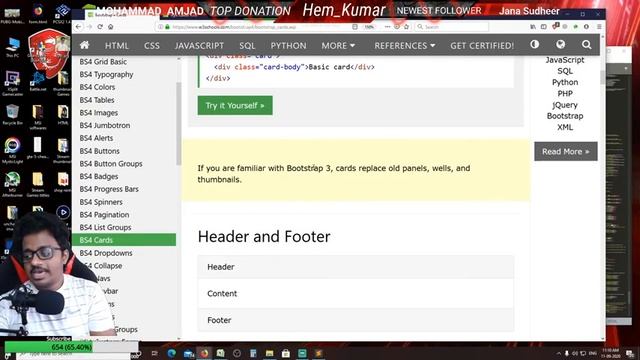 Bootstrap 4 online course telugu #part 10 list Groups and Cards смотреть онлайн
