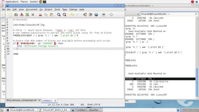 BASH.II 007 Parse df storage смотреть онлайн